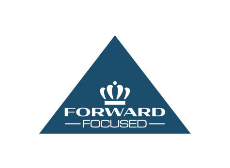 ODU's Homecoming 2022 logo centralizes this year's theme, "Forward Focused." 