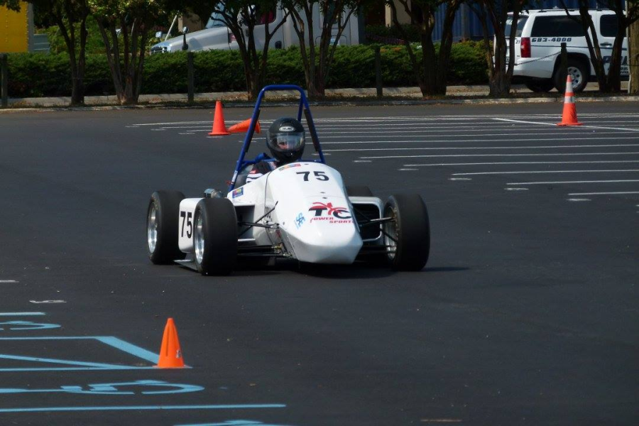 ODU Racing Teams car in 2016. Photo courtesy of Monarch Racing. 