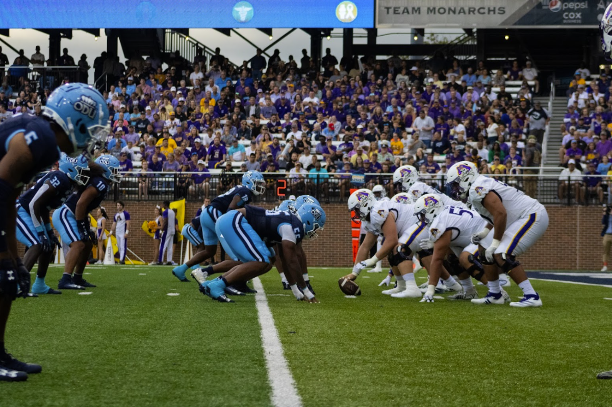 ODU and ECU square off in S.B. Ballard Stadium on Saturday evening. 