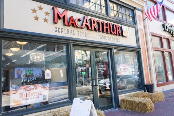 The MacArthur General Store's storefront.