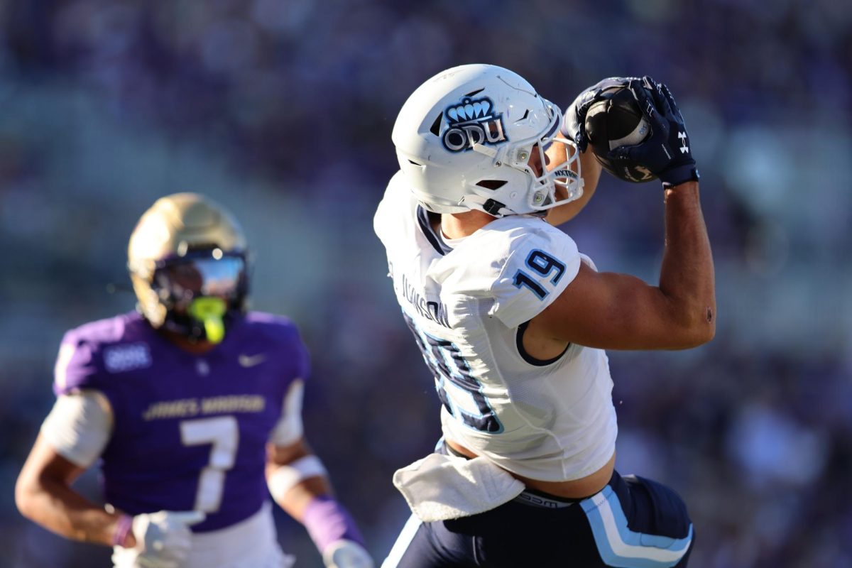 Tight End Dawson Johnson Makes a Catch for a Gain of Yards.